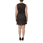 Dolce & Gabbana Multicolor Sleeveless Mini Tweed A-line Dress DR81741-38