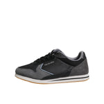 Trussardi Black Gray Lace Up Low Top Casual Sneakers Shoes MV7276-45