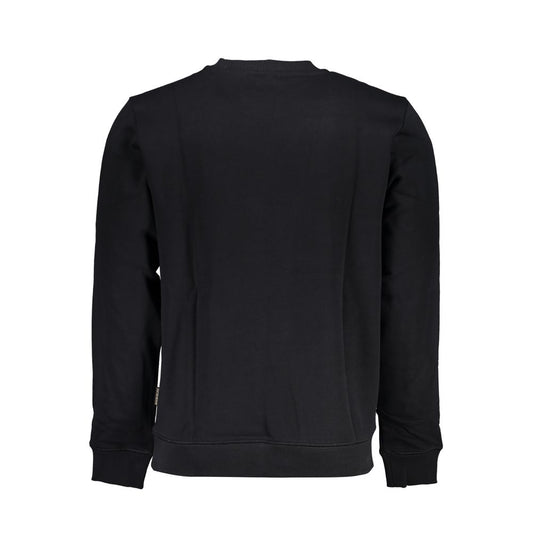 Napapijri Black Cotton Men Sweater NA-25322-S