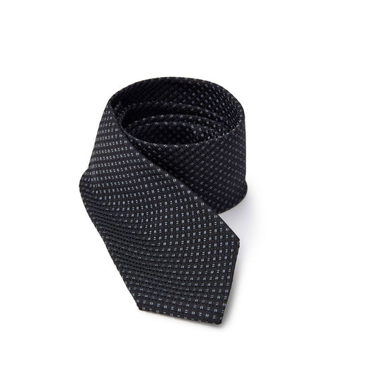 Jil Sander Black Silk Tie
