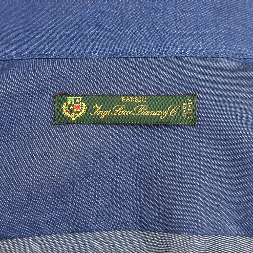 Made in Italy Blue Cotton Shirt