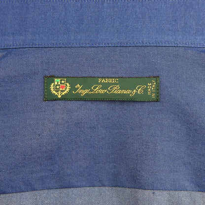 Made in Italy Blue Cotton Shirt