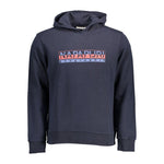 Napapijri Blue Cotton Men's Sweater NA-11725-XXL