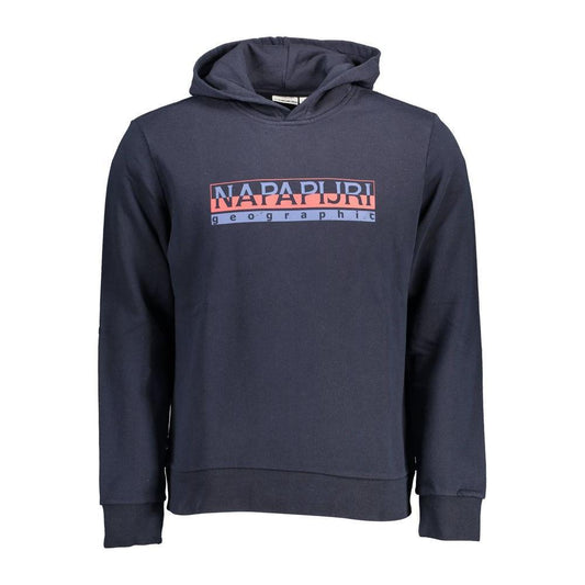 Napapijri Blue Cotton Men's Sweater NA-11725-XXL