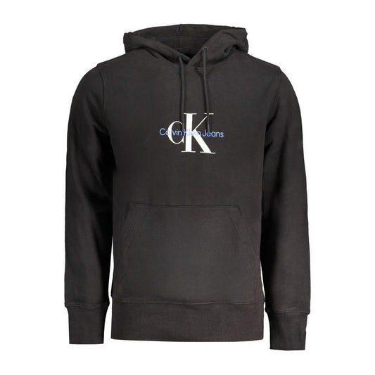 Calvin Klein Black Cotton Sweater CA-32338-XXL