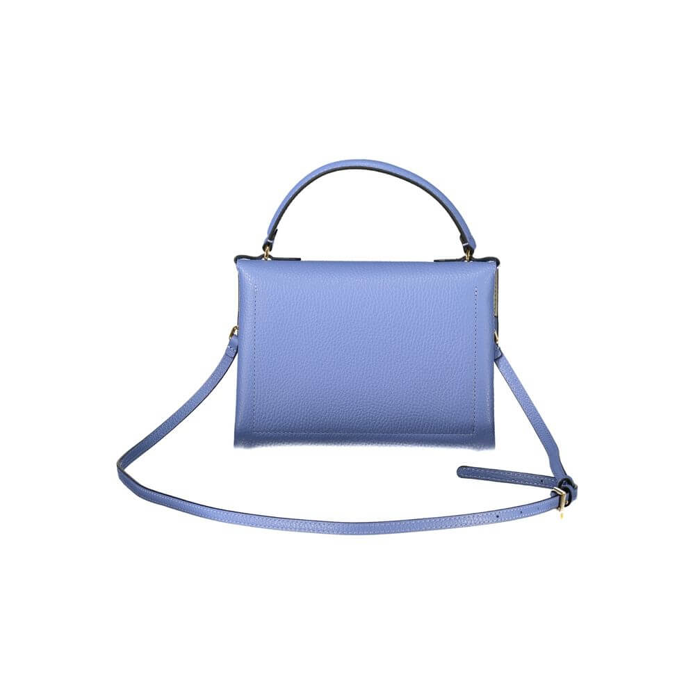 Front view with bag zipped and handles upright.