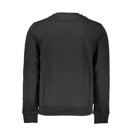 Harmont & Blaine Sleek Black Long-Sleeved Crew Neck Sweatshirt HA-23602-XL
