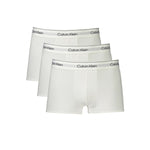 Calvin Klein White Cotton Men Boxer Short CA-35388-XXL