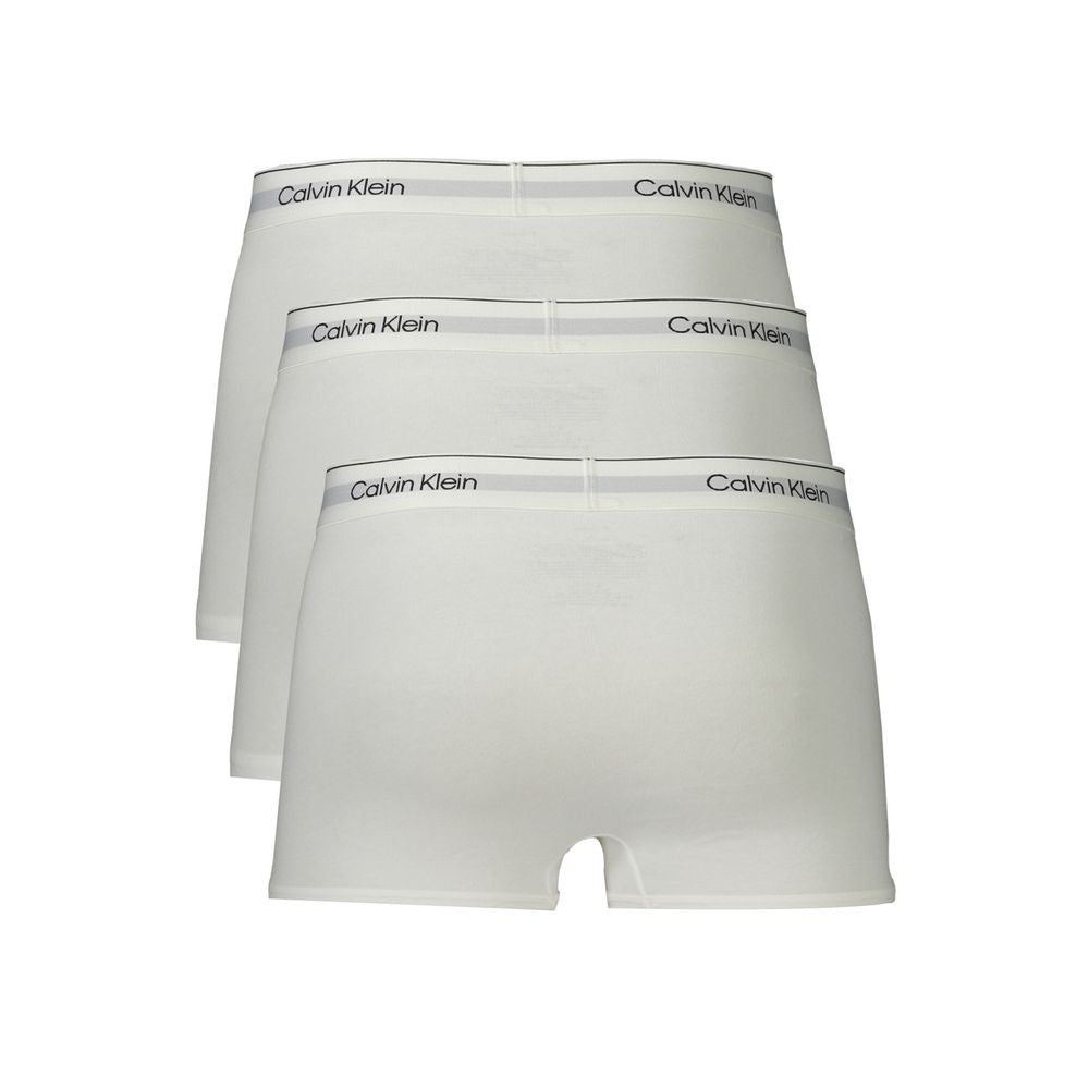 Calvin Klein White Cotton Men Boxer Short CA-35388-XXL