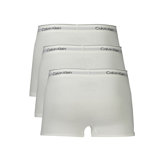 Calvin Klein White Cotton Men Boxer Short CA-35388-XXL