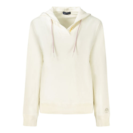 North Sails White Cotton Women Sweater NO-35926-XS