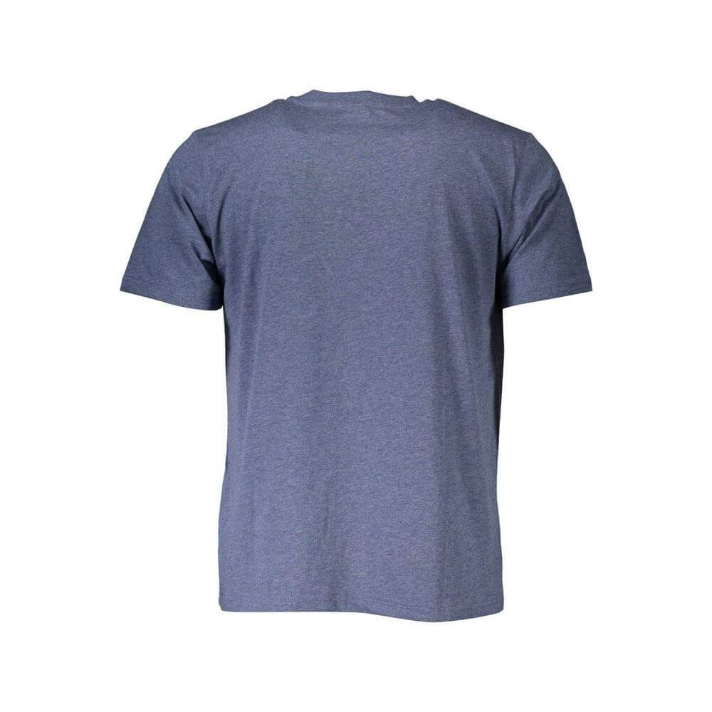 North Sails Blue Cotton Men T-Shirt NO-37923-M