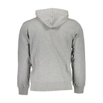 La Martina Brown Cotton Men Sweater Hoodie LA-27680-L