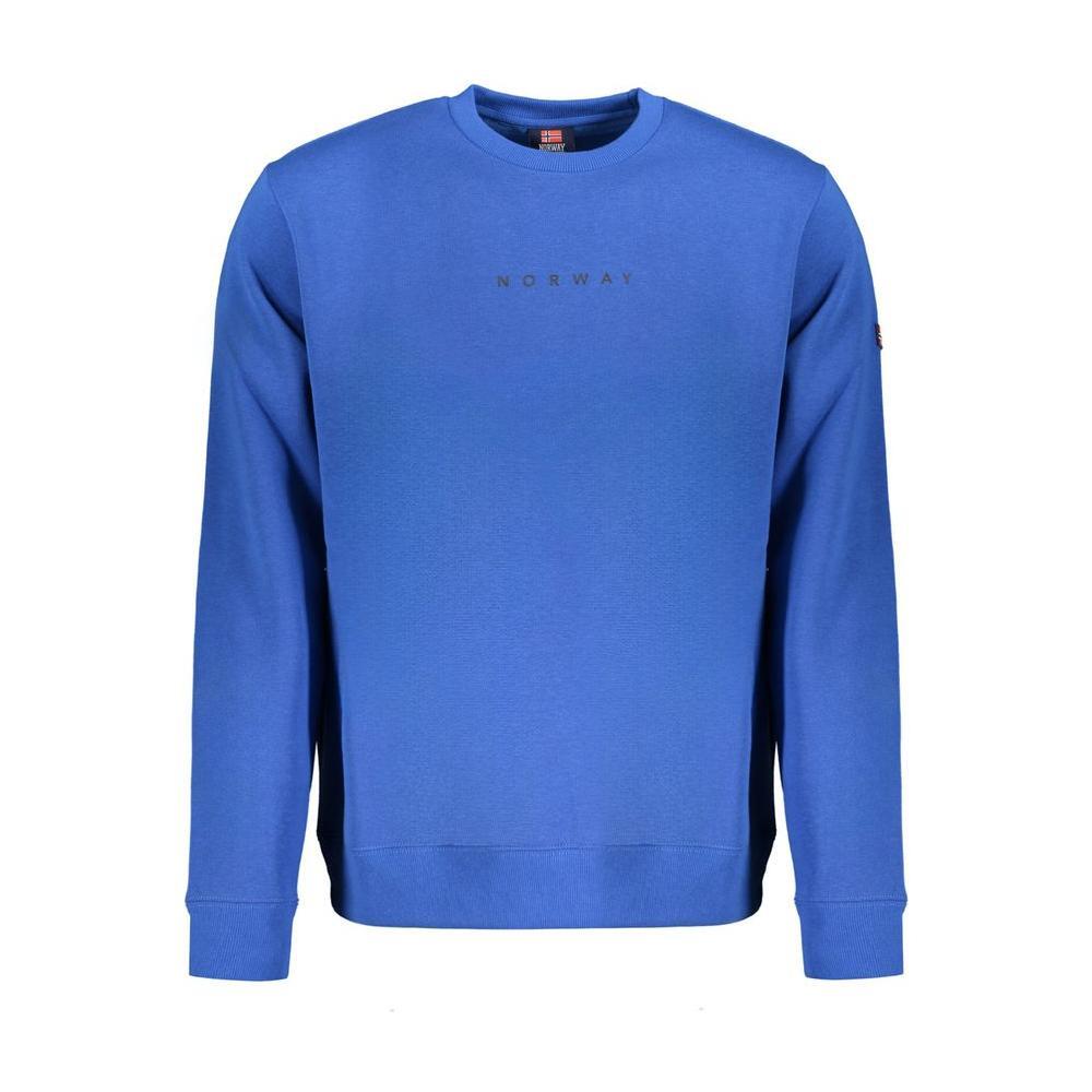 Norway 1963 Blue Cotton Men Sweater NO-31847-XXL