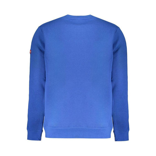 Norway 1963 Blue Cotton Men Sweater NO-31847-XXL