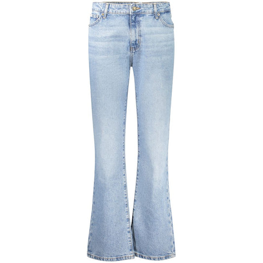 Guess Jeans Light Blue Cotton Women Jeans GU-32348-W27 | L30