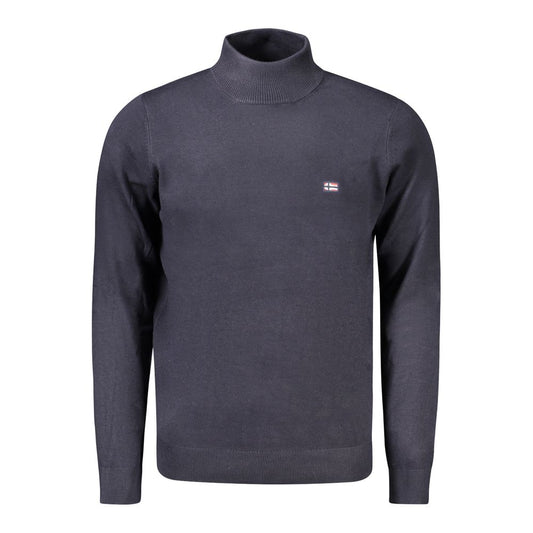 Norway 1963 Blue Polyamide Men Sweater NO-33157-3XL