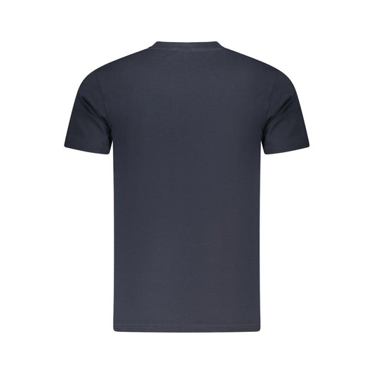 Cavalli Class Blue Cotton Men T-Shirt CA-36676-M