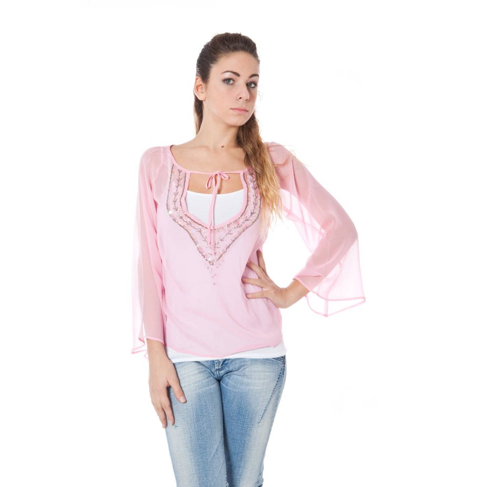 Phard Pink Silk T-Shirt