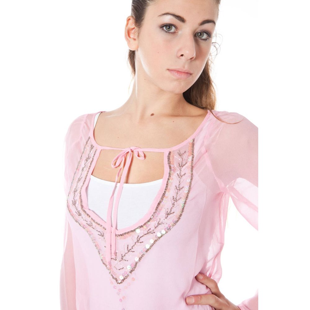 Phard Pink Silk T-Shirt
