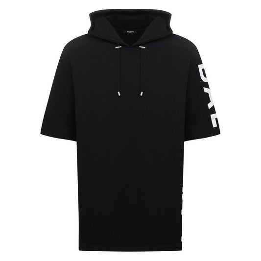 Balmain Black Cotton Sweater BA-15531-3XL