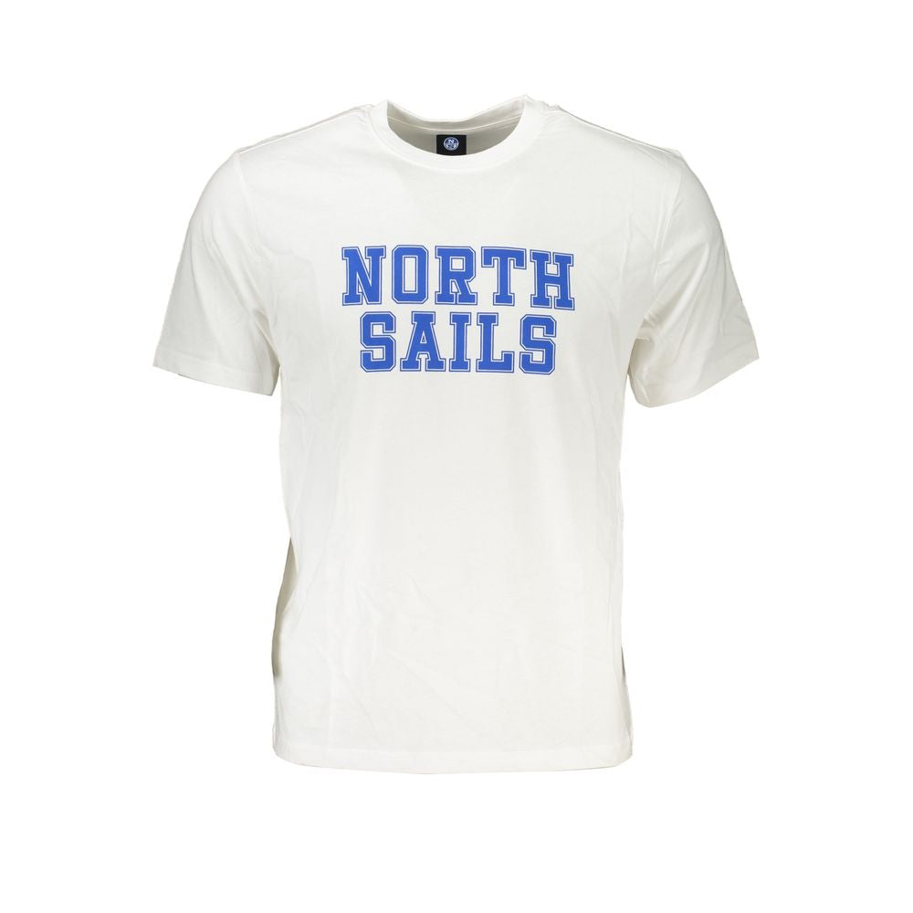 North Sails White Cotton T-Shirt NO-27281-S