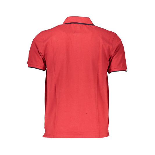 North Sails Red Cotton Polo Shirt NO-27302-S