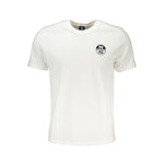 North Sails White Cotton T-Shirt NO-27349-XL