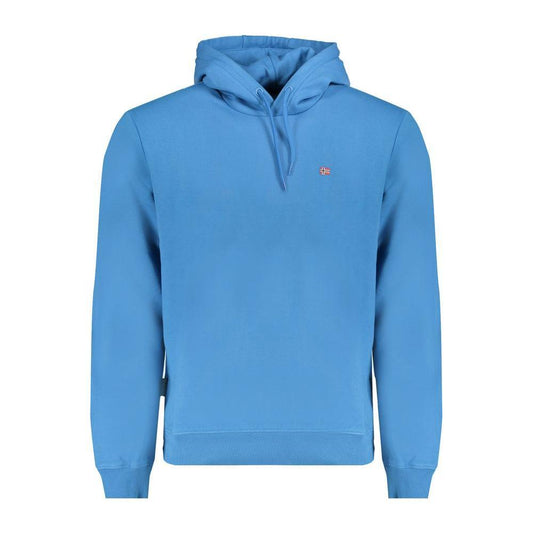 Napapijri Blue Cotton Sweater NA-31585-XXL