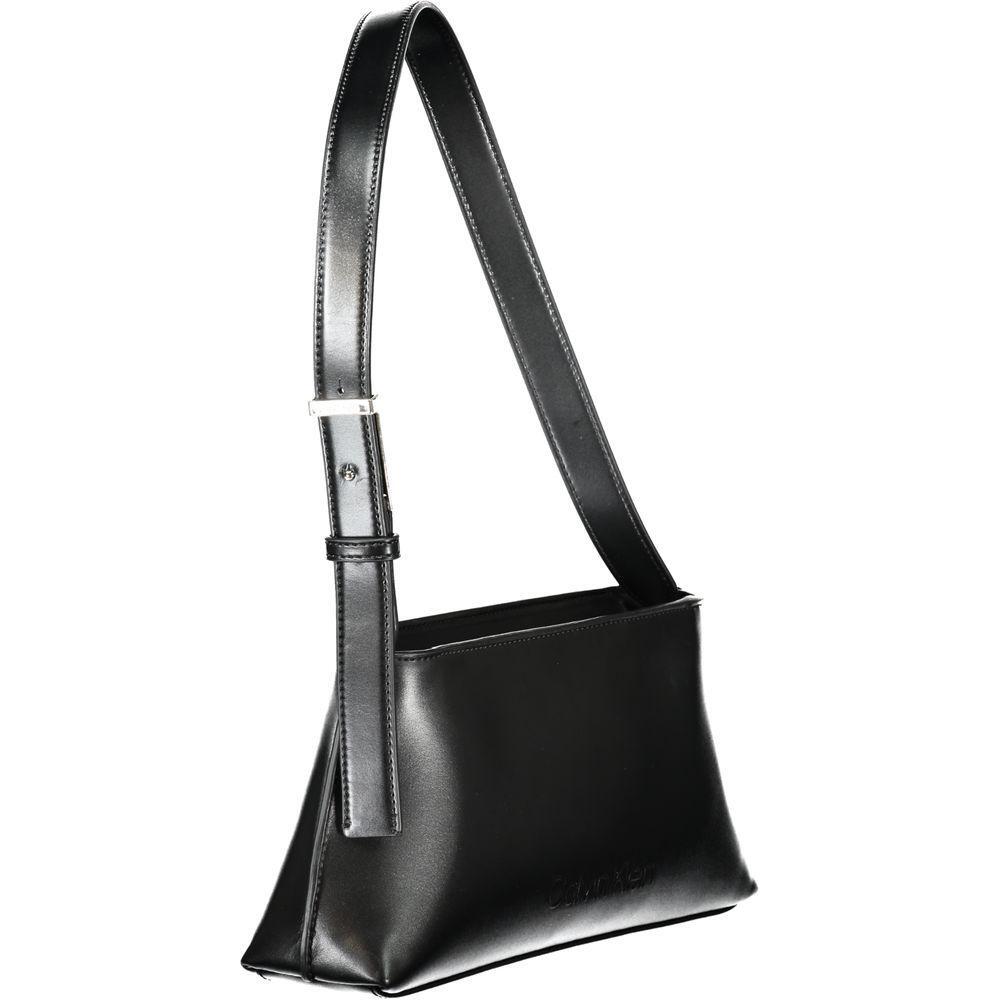 Calvin Klein Black Polyester Women Handbag CA-33638