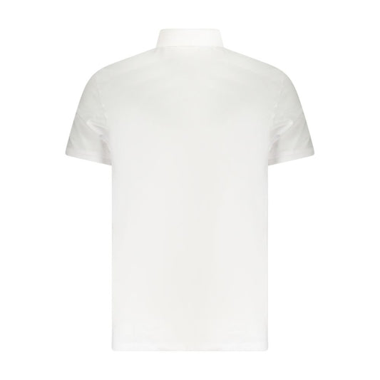 Calvin Klein White Cotton Men Polo Shirt CA-36277-S