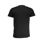 Cavalli Class Black Cotton T-Shirt CA-28632-L
