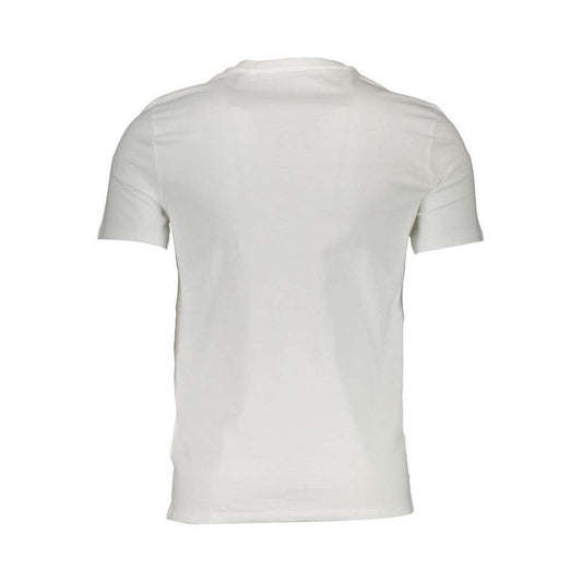Guess Jeans White Organic Cotton Men T-Shirt GU-37561-XL