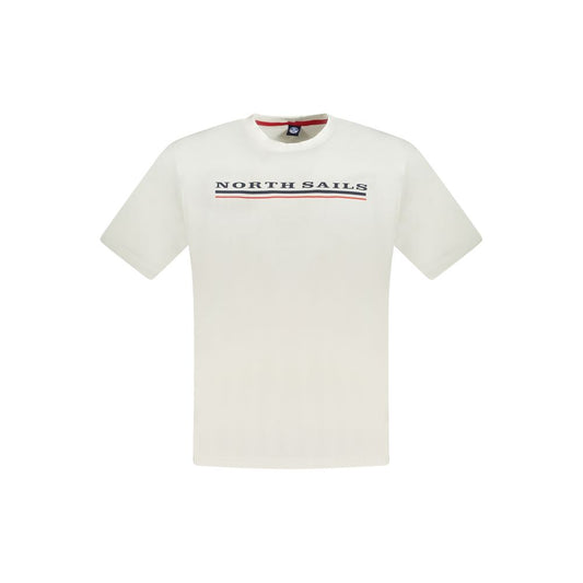 North Sails White Cotton Men T-Shirt NO-33746-S