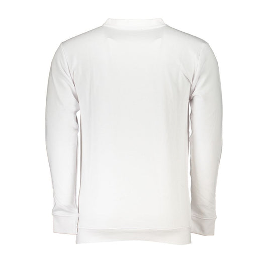 Cavalli Class White Cotton Sweater CA-26807-S