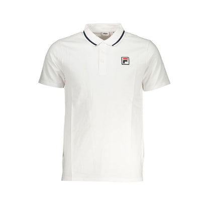 Fila White Cotton Polo Shirt