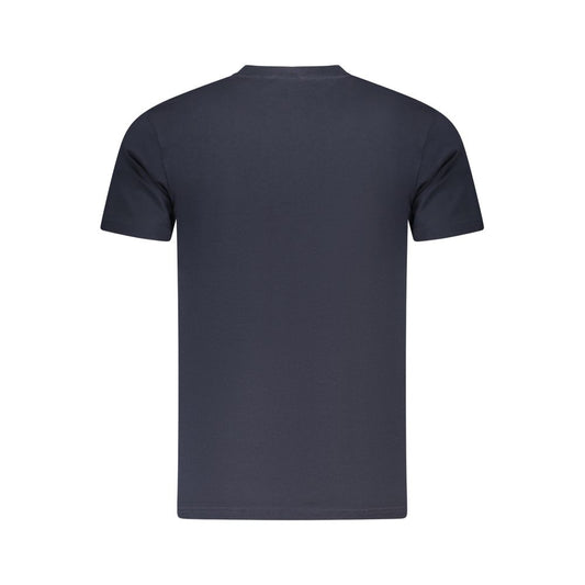 Cavalli Class Blue Cotton Men T-Shirt CA-36648-M