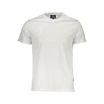 La Martina White Cotton Men T-Shirt LA-37562-S
