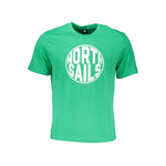 North Sails Green Cotton T-Shirt NO-27267-S
