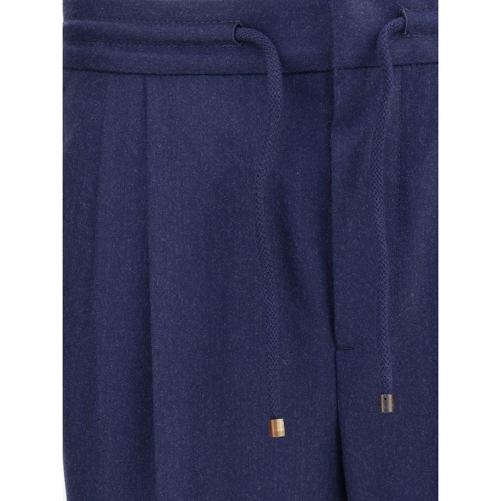 Brunello Cucinelli Virgin wool Pants BR-ME226E1710C396-IT48 | M