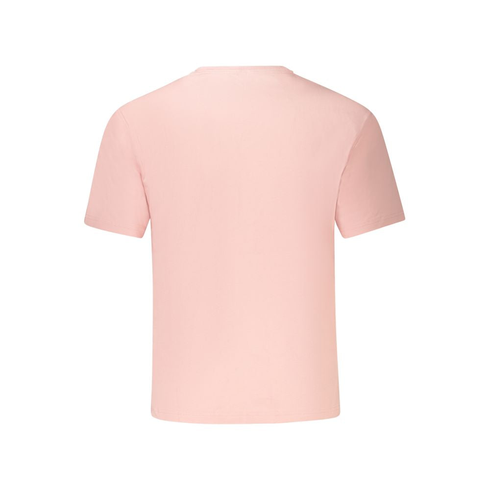 K-WAY Pink Cotton Men T-Shirt KW-34254-S