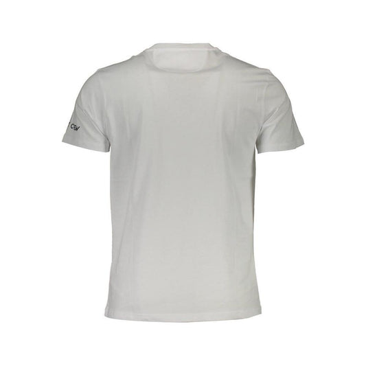 La Martina White Cotton Men T-Shirt LA-37718-M