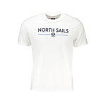 North Sails White Cotton T-Shirt NO-27271-XL