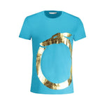 Trussardi Light Blue Cotton Men T-Shirt TR-30157-S
