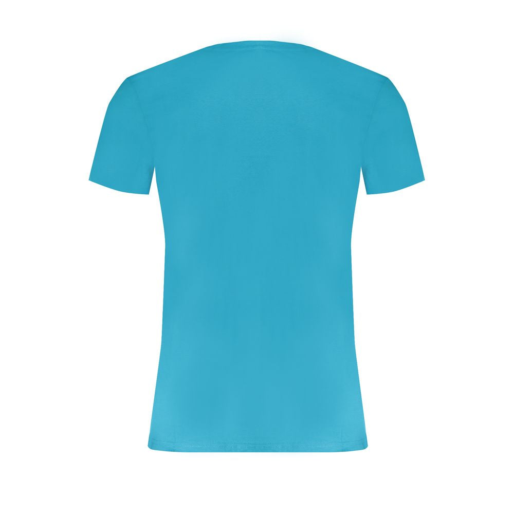Trussardi Light Blue Cotton Men T-Shirt TR-30157-S