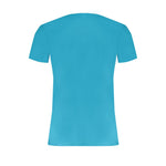 Trussardi Light Blue Cotton Men T-Shirt TR-30157-S