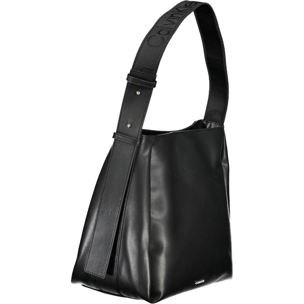 Calvin Klein Black Polyester Handbag CA-30779