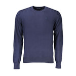 North Sails Blue Cotton Men Sweater NO-32966-S