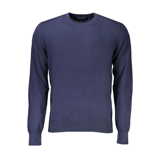 North Sails Blue Cotton Men Sweater NO-32966-S