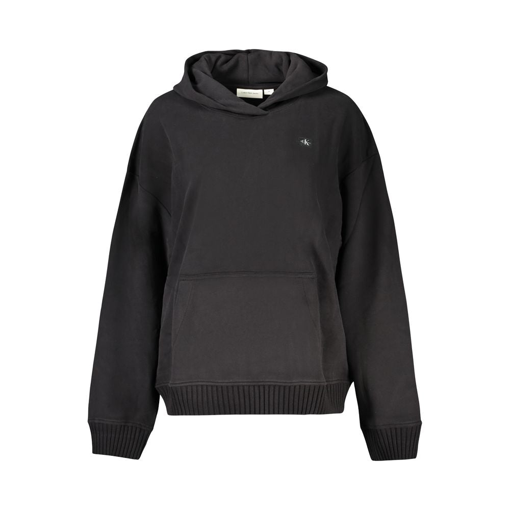 Calvin Klein Black Cotton Women Sweater CA-33064-XS